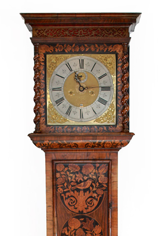 William and Mary Marquetry longcase clock by Christopher Gould, London